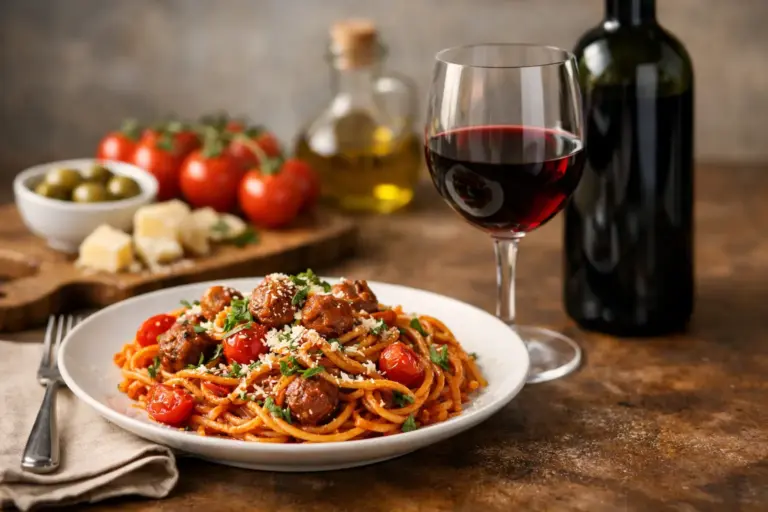 Rode wijn bij pasta: zo kies je goed