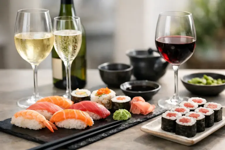 Welke wijn past bij sushi? Zo kies je goed