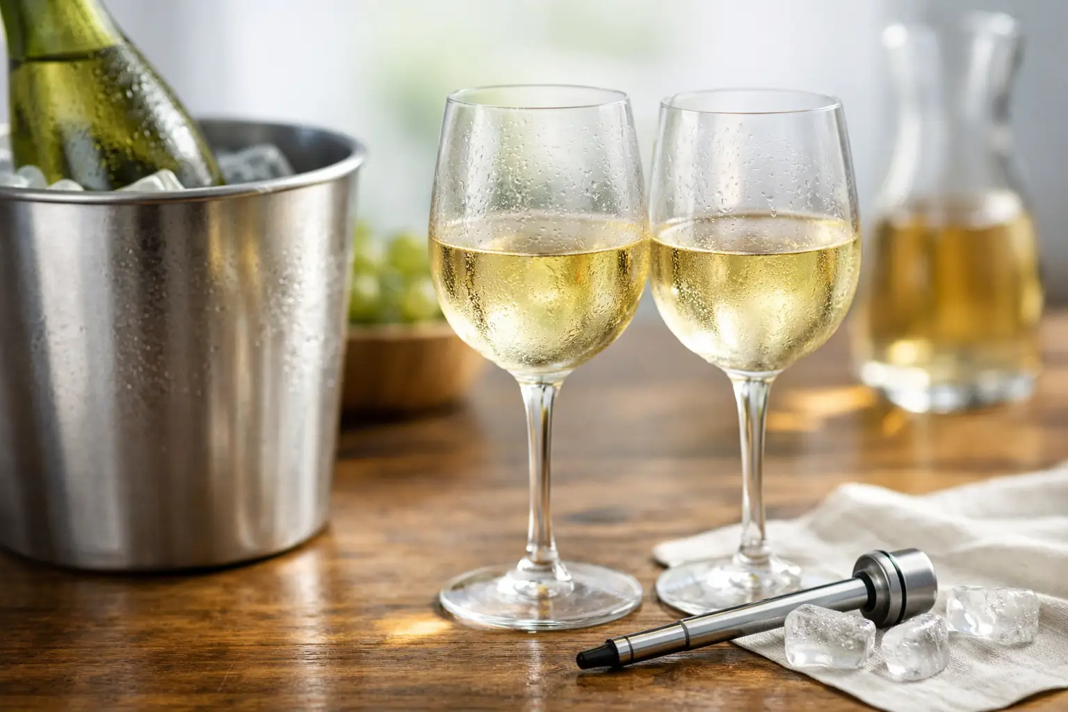 Witte wijn serveren: de juiste temperatuur