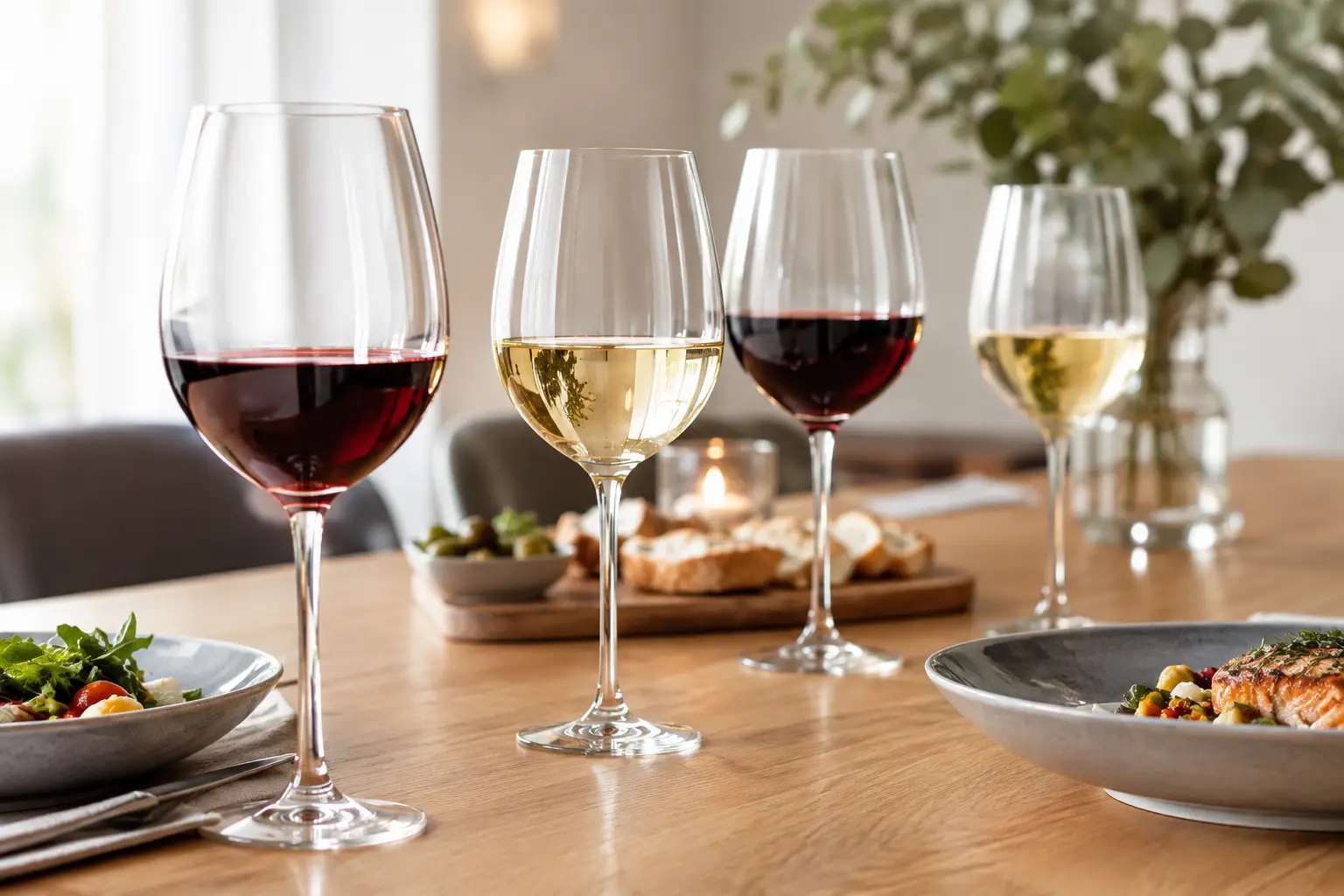 Beste wijnglazen voor thuis bij elk diner