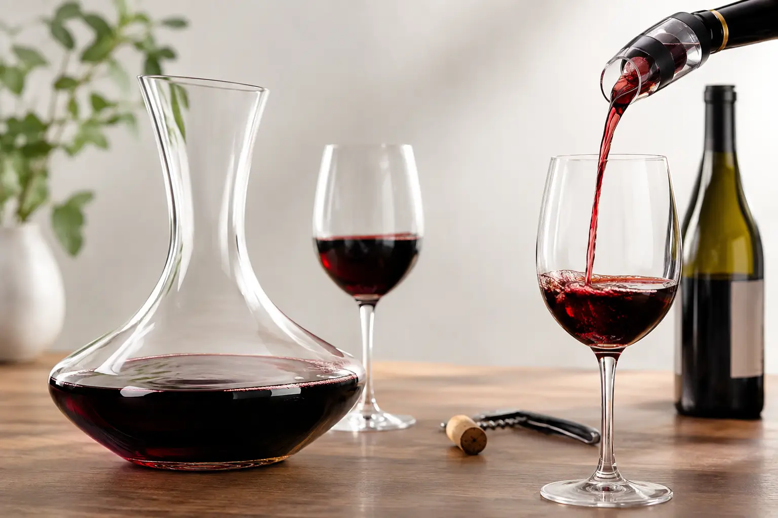 Decanteren of beluchten wijn: wat kies je?